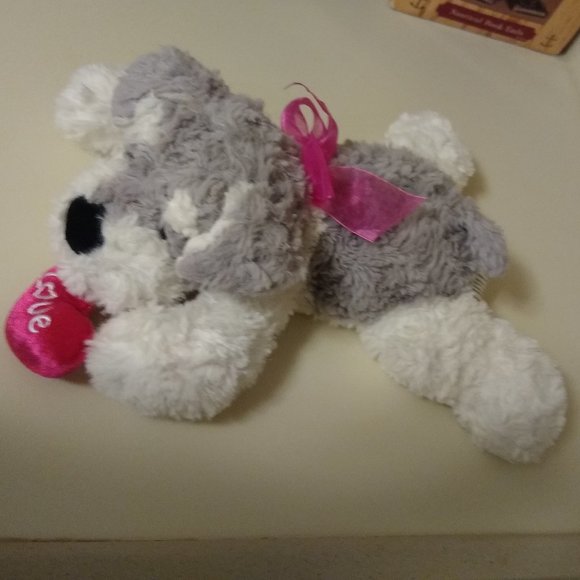 Valentine's Dog Stuffed Animal - Picture 2 of 5
